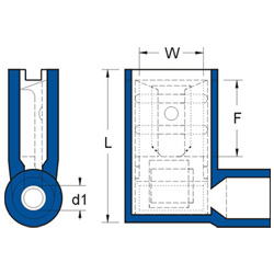 Nylon-Insulated Flag Female Disconnectors
